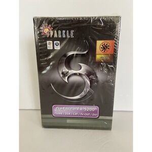 NVIDIA GeForce FX 5200 Sparkle 256MB/DDR/CRT/TV-Out/DVI Preowned